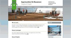 Desktop Screenshot of ibz-bau.de